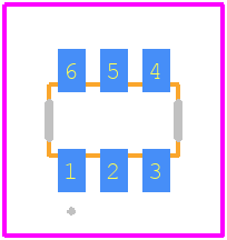 PJUSB05-4 - PANJIT PCB footprint - Other - Other - PJUSB05-4-2