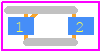DF2B7AE - Toshiba PCB footprint - Small Outline Diode Flat Lead - Small Outline Diode Flat Lead - SOD-523