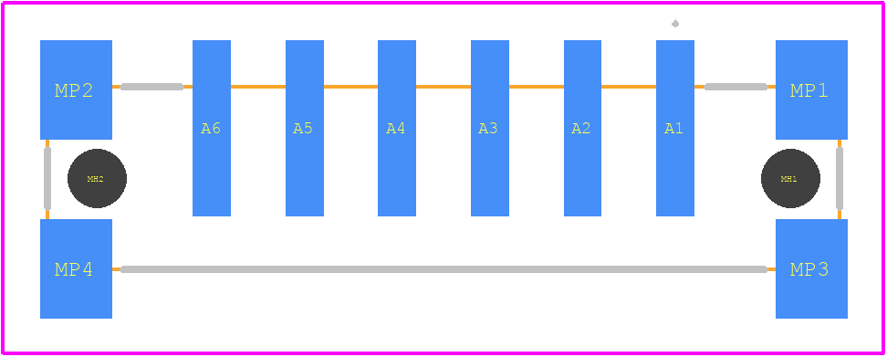 254707-E - TE Connectivity PCB footprint - Other - Other - 254707-E-1