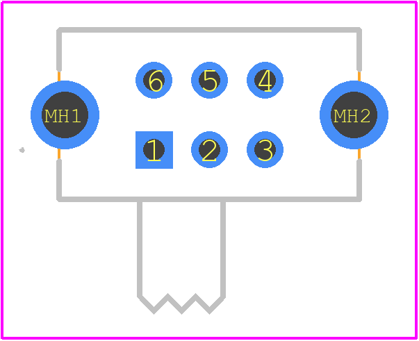 SLW-108645-4A-RA-D - Same Sky PCB footprint - Other - Other - SLW-108645-4A-RA-D-2