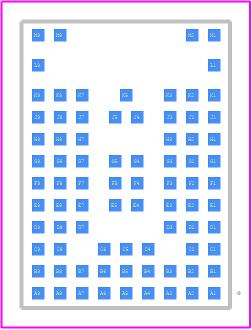 NORA-W106-10B - u-blox PCB footprint - Other - Other - 82-SMD Module