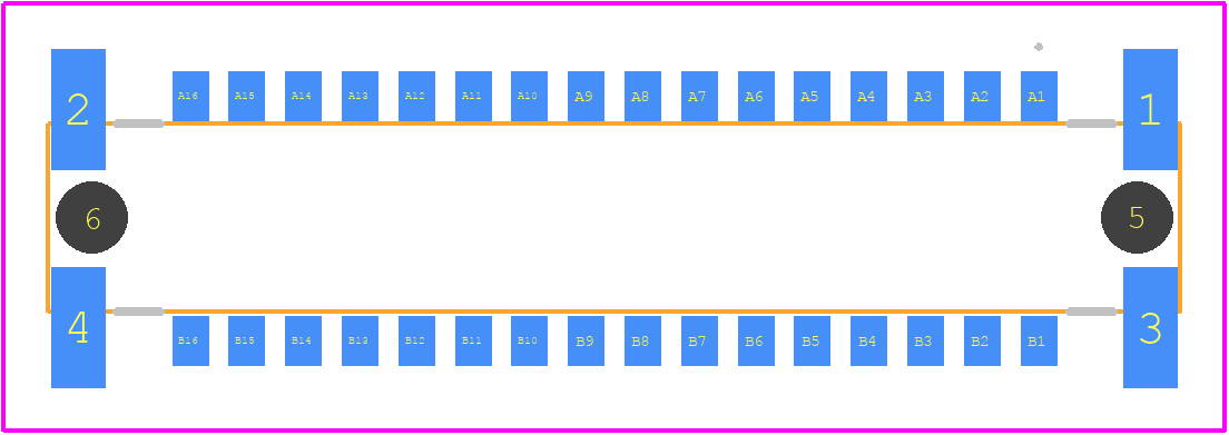 354072-E - TE Connectivity PCB footprint - Other - Other - 354072-E-2