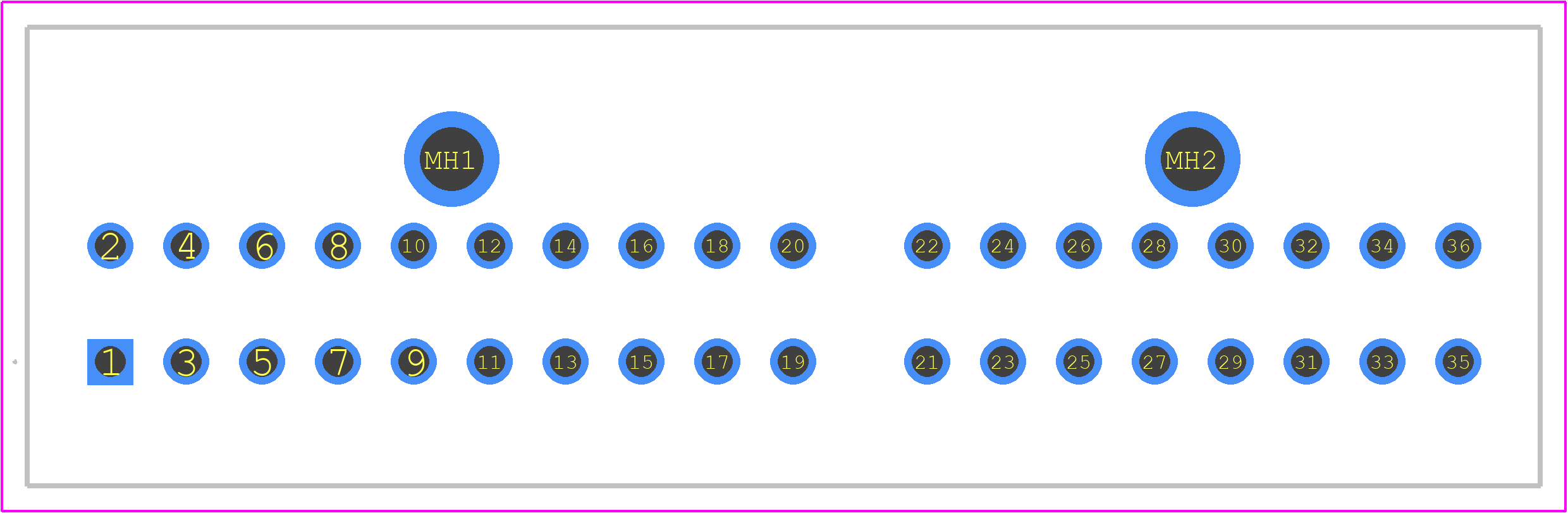 172255-3 - TE Connectivity PCB footprint - Other - Other - 172255-3-3