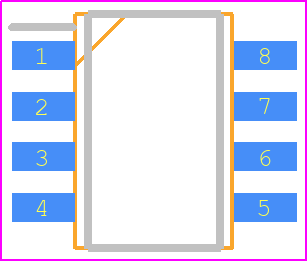 ILD213T - Vishay PCB footprint - Small Outline Packages - Small Outline Packages - SOIC-8_ILD