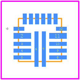 RTQ2822AGQVF - RICHTEK PCB footprint - Other - Other - VQFN-18L 3.5x3.5 (FC)