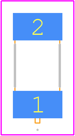CWR26MC106KCHA/PR - Vishay PCB footprint - Other - Other - 	 2915 (7338 Metric)