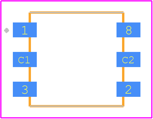 CD08RM0SB - LITTELFUSE PCB footprint - Other - Other - CD08RM0SB-2