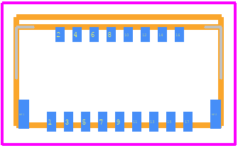 502598-1793 - Molex PCB footprint - Other - Other - 502598-1793-2