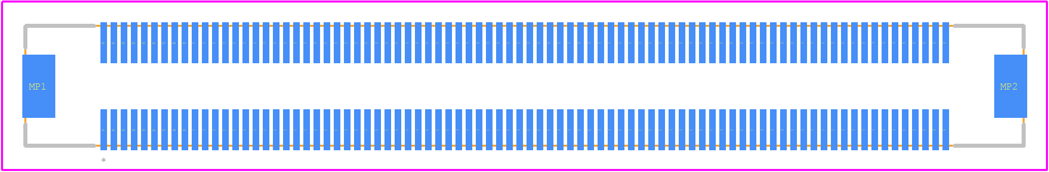 FX10B-168P-SV2(83) - Hirose PCB footprint - Other - Other - FX10B-168P-SV2(83)-3