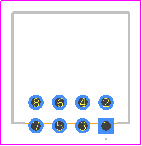 A2009WR-2x4P-G - CJT PCB footprint - Other - Other - A2009WR-2x4P-G-3