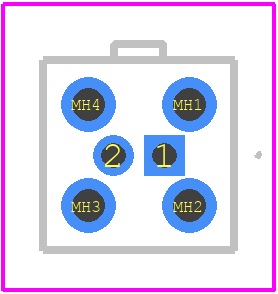 014117-2023 - Smiths Interconnect PCB footprint - Other - Other - 014117-2023-2