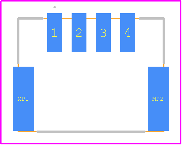 5023520402 - Molex PCB footprint - Other - Other - 5023520402