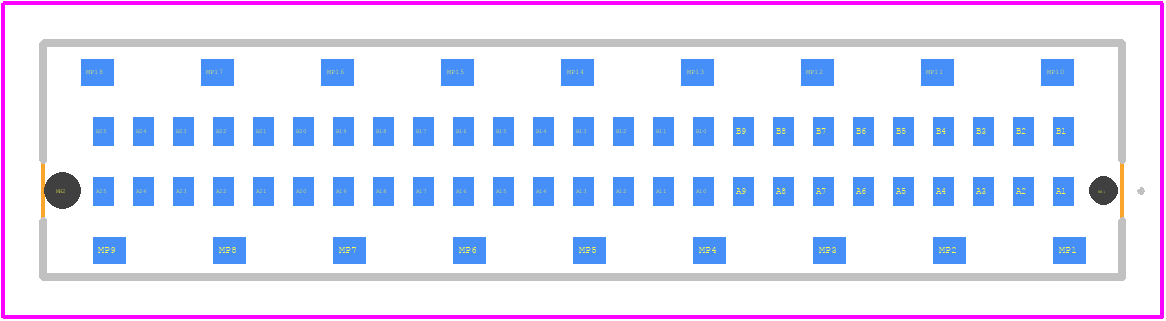 224559-E - TE Connectivity PCB footprint - Other - Other - 224559-E-2