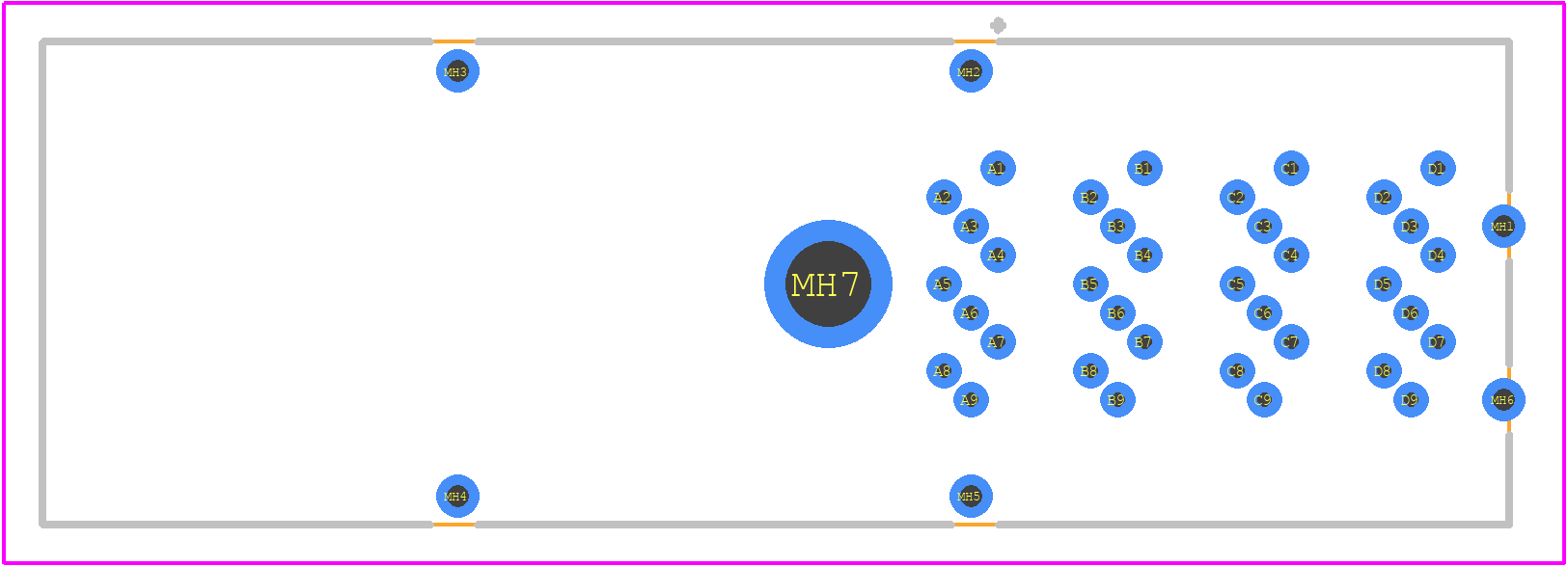 2149027-1 - TE Connectivity PCB footprint - Other - Other - 2149027-1-2