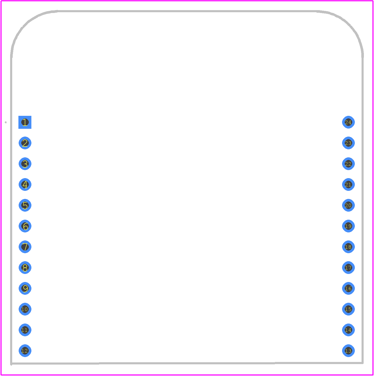 RF220UF1 - Synapse Wireless PCB footprint - Other - Other - RF220UF1-2