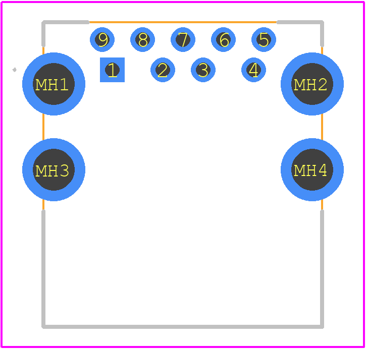 483910003 - Molex PCB footprint - Other - Other - 483910003-1
