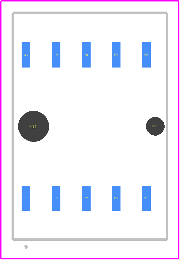 21033814421 - HARTING PCB footprint - Other - Other - 21033814420-1