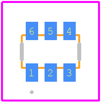 IMH4AT110 - ROHM Semiconductor PCB footprint - Other - Other - SMT6