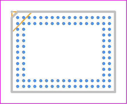 RHD2164 - Intan PCB footprint - BGA - BGA - 104-Pin BGA (9mm x 7mm)