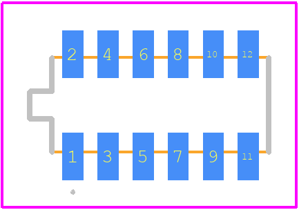 0781201208 - Molex PCB footprint - Other - Other - 0781201208-2