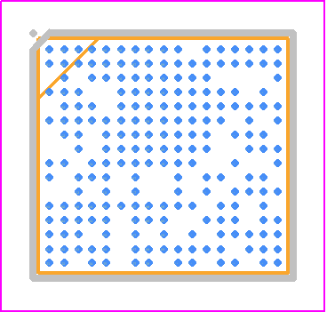 MT6357ARV/A - Mediatek PCB footprint - BGA - BGA - VFBGA 209L