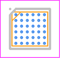 TMC5272AWX+T - Analog Devices PCB footprint - BGA - BGA - W362A3+1_2023