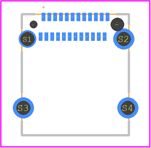 12401598E4#2A - Amphenol PCB footprint - Other - Other - 12401598E4#2A-2