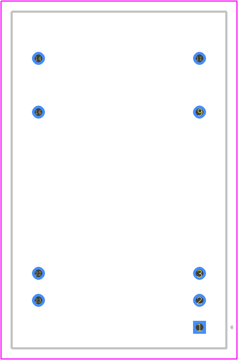 TEN8-2412WI - Traco Power PCB footprint - Other - Other - TEN8-2412WI-2