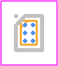 MT6680P/A - Mediatek PCB footprint - BGA - BGA - 6B WL-CSP 0.8x1.2 (BSC)