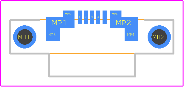 207G-BD00 - ATTEND PCB footprint - Other - Other - 207G-BD00