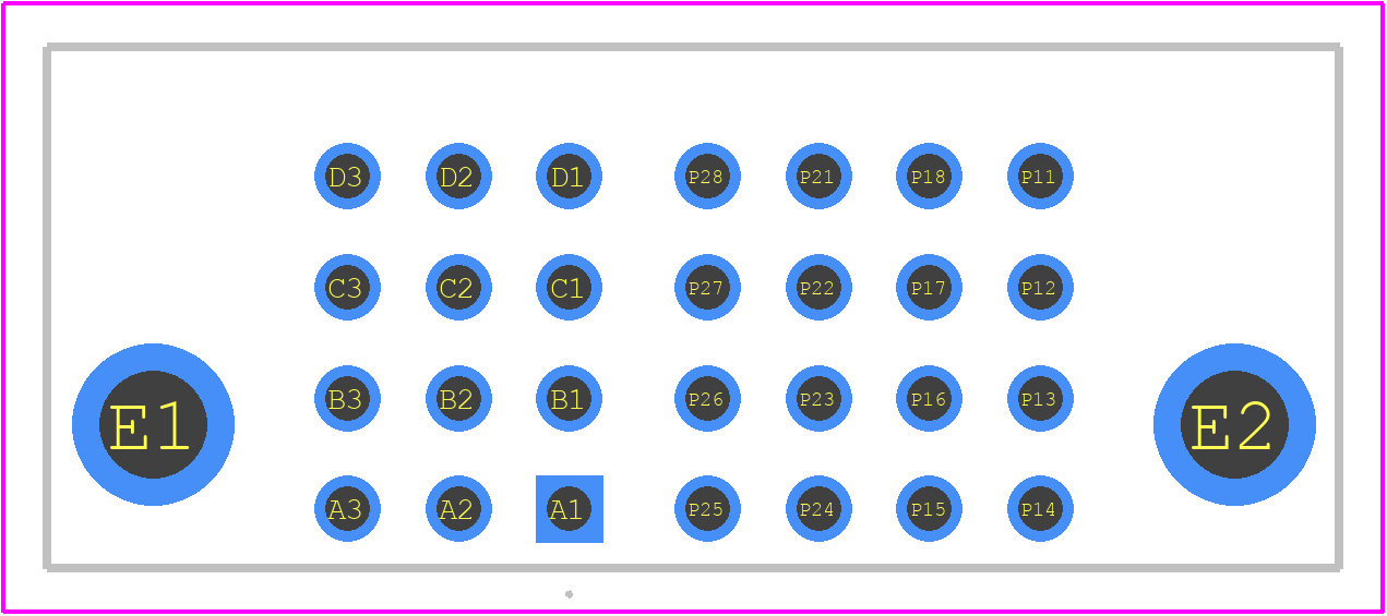 10106138-2003001LF - Amphenol PCB footprint - Other - Other - 10106138-2003001LF-2