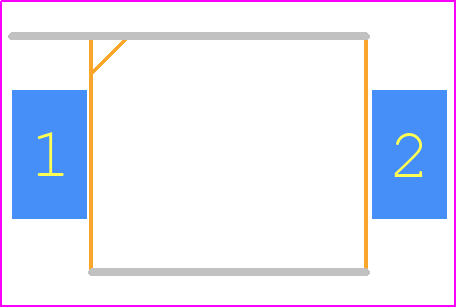 MASMLG28A - Microsemi Corporation PCB footprint - Small Outline Diode - Small Outline Diode - SMLG(DO-215AB)