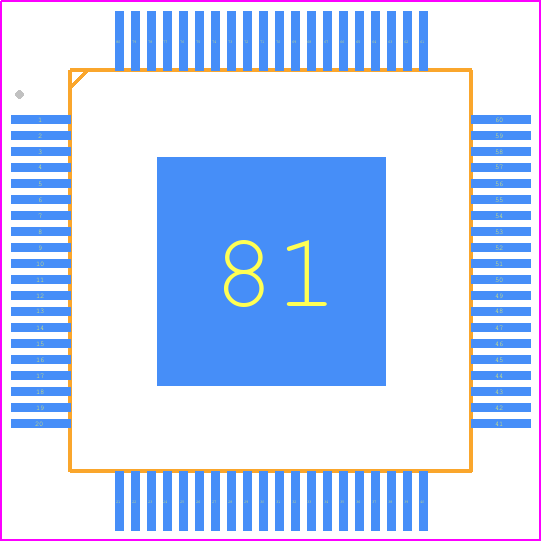 SAK-TC212L-8F133FAC - Infineon PCB footprint - Quad Flat Packages - Quad Flat Packages - PG-TQFP-80-7_2023