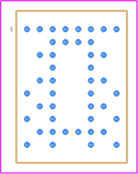 ADIS16477-2BMLZ - Analog Devices PCB footprint - Other - Other - 44-Ball Ball Grid Array (ML-44-1)