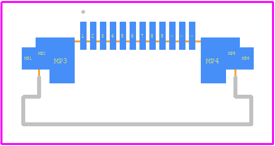 SFV12R-1STBE1HLF - Amphenol Communications Solutions PCB footprint - Other - Other - SFV12R-1STBE1HLF-2