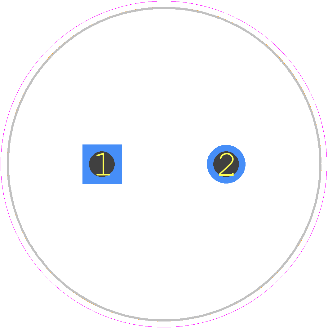 B43231B9157M000 - TDK PCB footprint - Capacitor, Polarized Radial Diameter - Capacitor, Polarized Radial Diameter - 25.4*30-2025