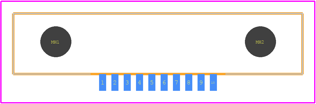 SEI-110-02-GF-S-AT - SAMTEC PCB footprint - Other - Other - SEI-110-02-GF-S-AT-2