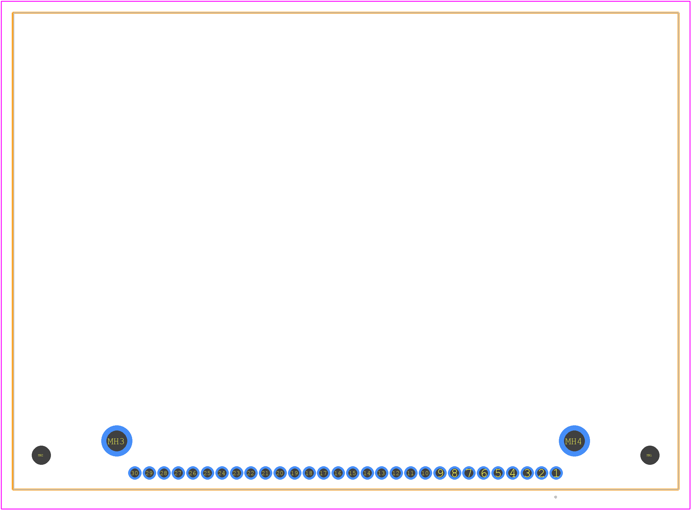 64128G-FC-BW-3 - Displaytech PCB footprint - Other - Other - 64128G-FC-BW-3-2