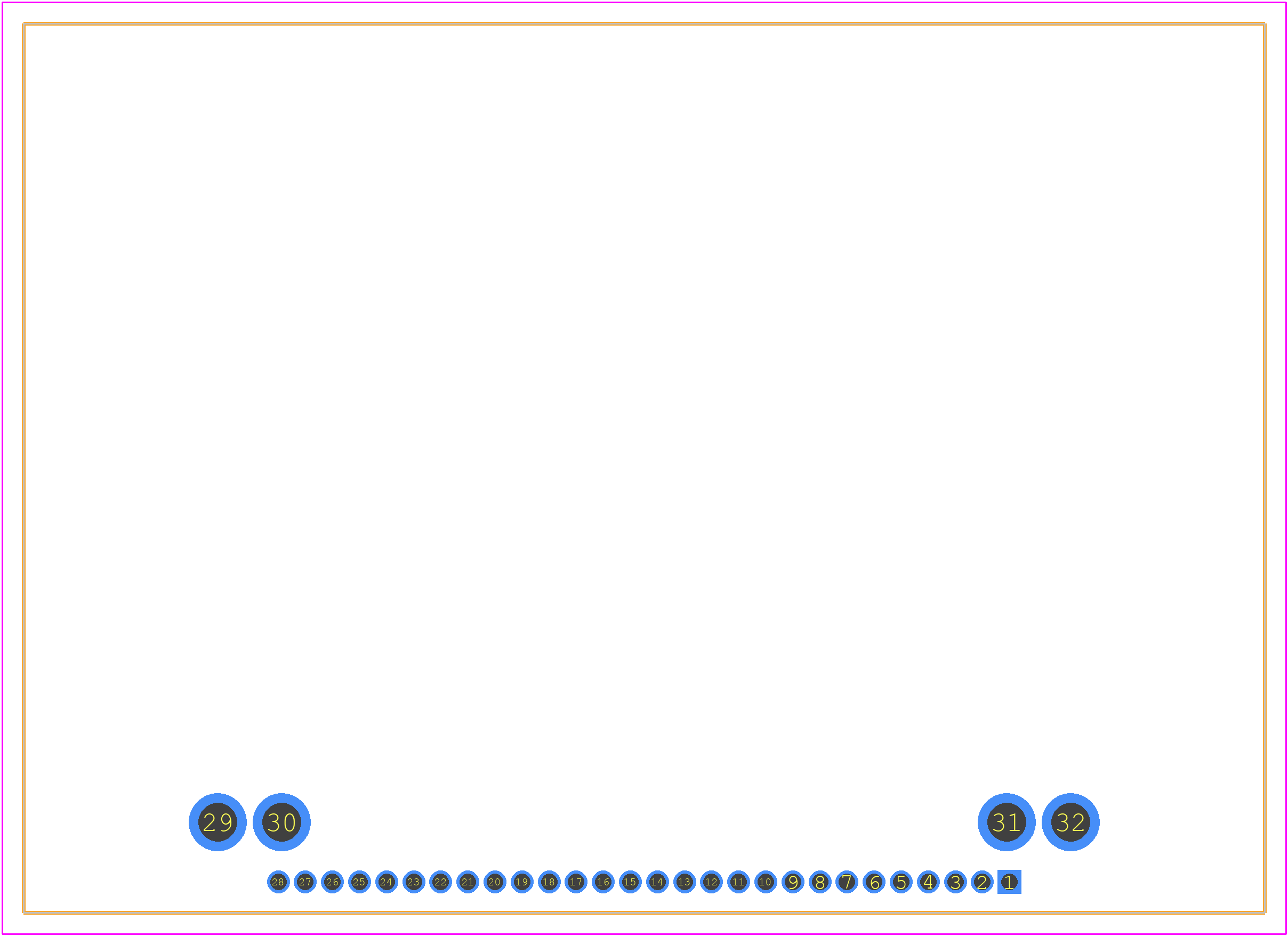 64128G FC BW-RGB - Displaytech PCB footprint - Other - Other - 64128G FC BW-RGB-4