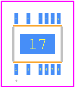 LTC7138HMSE#PBF - Analog Devices PCB footprint - Other - Other - MSE Package Variation: MSE16 (12) 16-Lead Plastic MSOP with 4 Pins Removed Exposed Die Pad_2025-1.7
