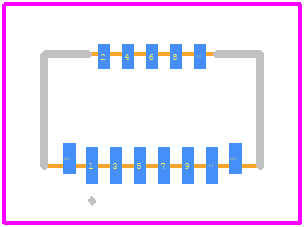 FH42-11S-0.3SHW(10) - Hirose PCB footprint - Other - Other - FH42-11S-0.3SHW(10)-1