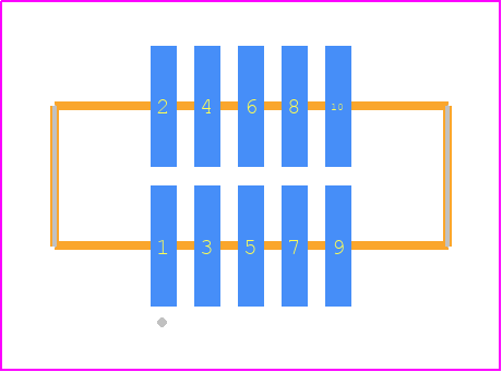 FTM-105-02-F-DV-S - SAMTEC PCB footprint - Other - Other - FTM-105-XX-Y-DV-S