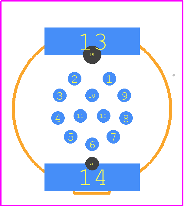 1412001 - Phoenix Contact PCB footprint - Other - Other - 1412001