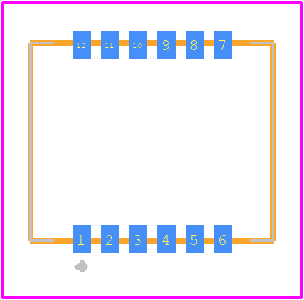 SCL3300-D01-10 - Murata Electronics PCB footprint - Other - Other - SCL3300-D01-10-1