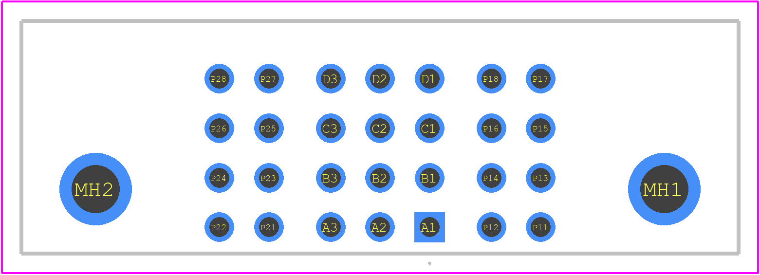 51740-10101201AALF - Amphenol Communications Solutions PCB footprint - Other - Other - 51740-10101201AALF-4