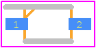 MM3Z43VB - onsemi PCB footprint - Small Outline Diode Flat Lead - Small Outline Diode Flat Lead - MM3Z43VB