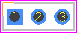 929647-01-03-EU - 3M PCB footprint - Header, Vertical - Header, Vertical - 929647-01-03-EU