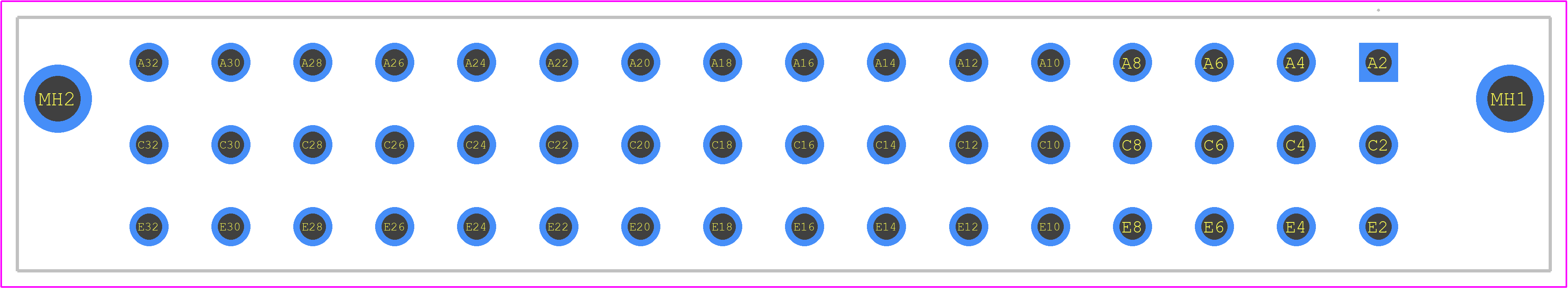 354444-E - ERNI PCB footprint - Other - Other - 354444-E-2