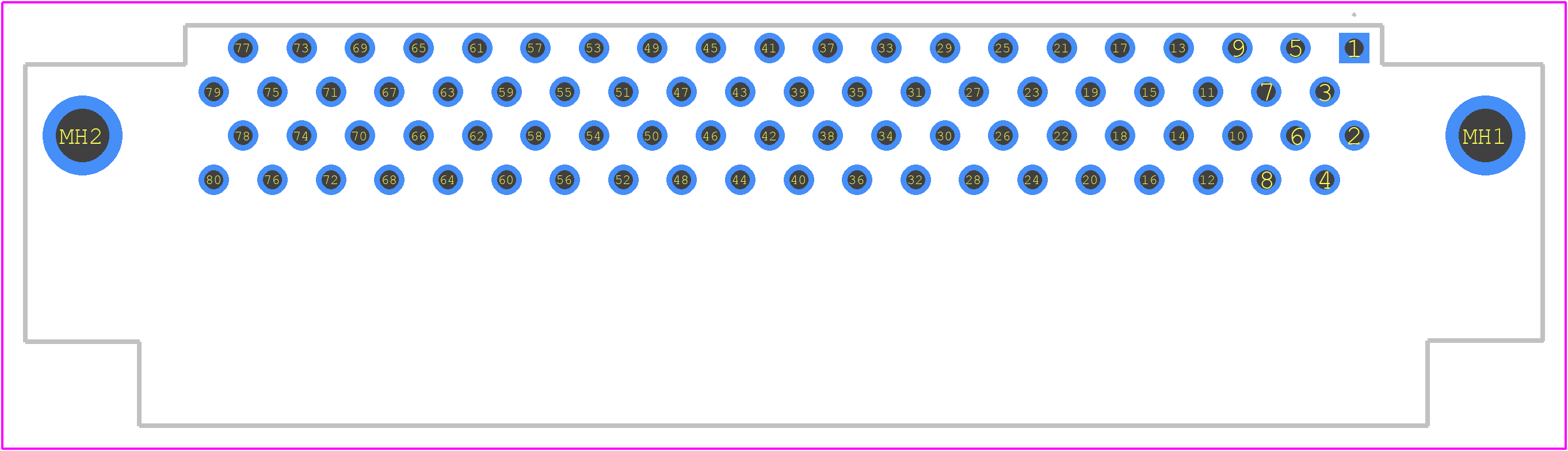 7000057193 - 3M PCB footprint - Other - Other - 7000057193-3