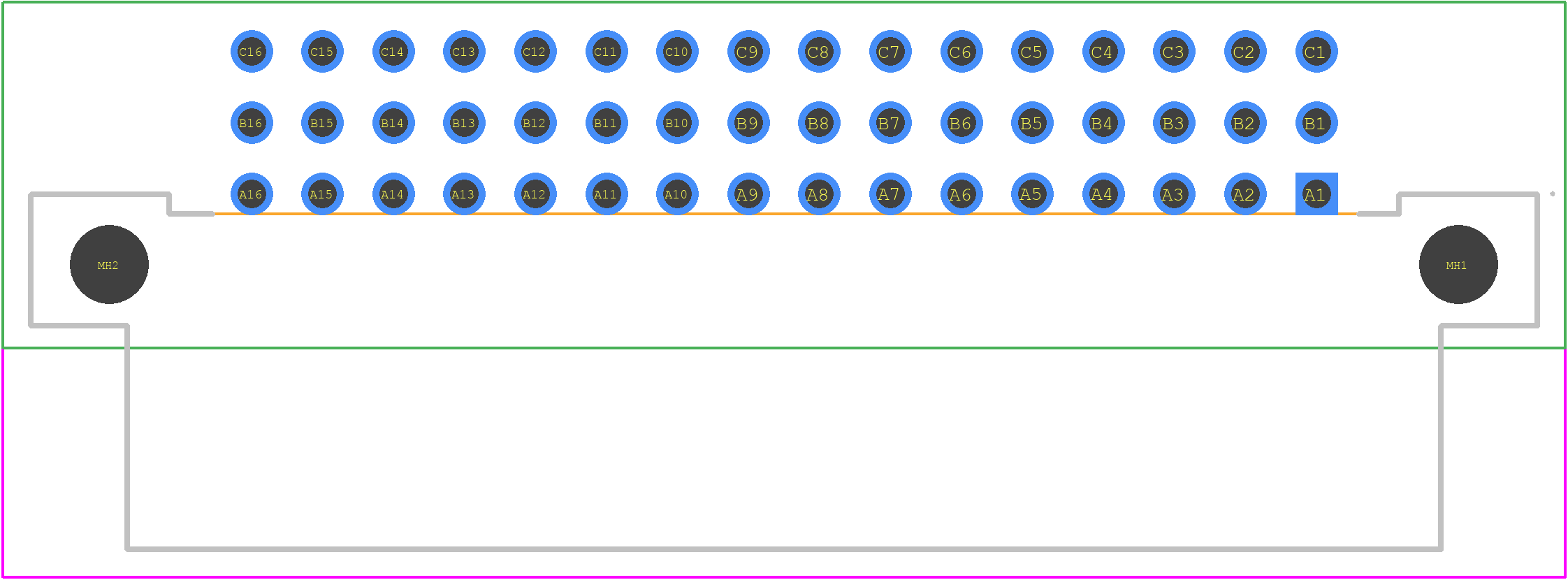 254324-E - TE Connectivity PCB footprint - Other - Other - 254324-E-2